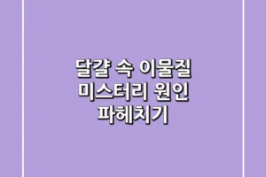 달걀 속 이물질 미스터리? 원인 파헤치기!