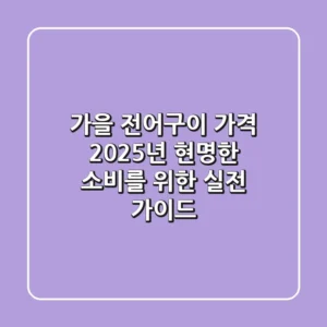 가을 전어구이 가격, 2025년 현명한 소비를 위한 실전 가이드