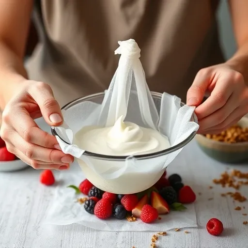 꾸덕함의 비밀! 무가당 그릭요거트 유청 분리 노하우