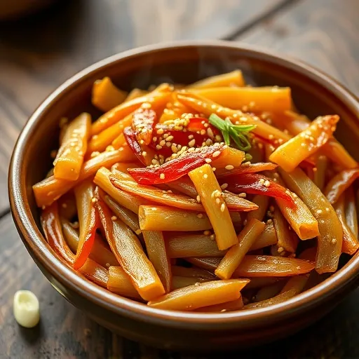 쓴맛은 싹! 아삭함은 살린 도라지나물볶음 만드는 법 (실전 비법 대공개)