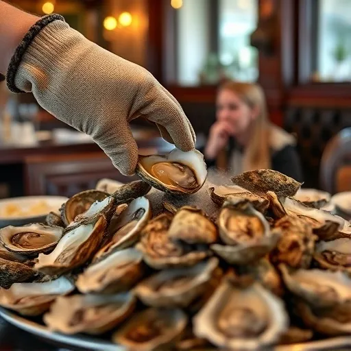 굴찜 먹방, 장갑 하나로 품격 있게! 손끝까지 챙기는 비법