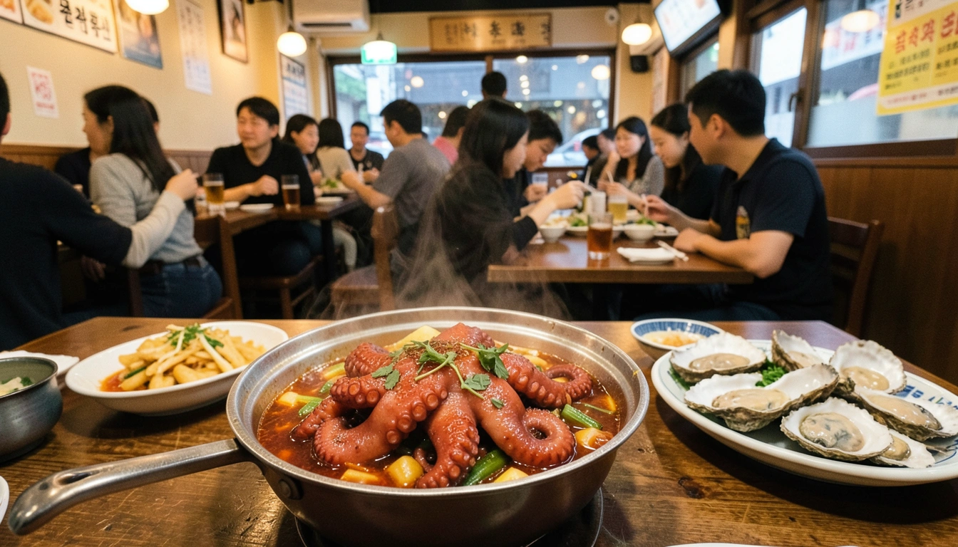 메뉴 심층 분석: 낙지 vs. 굴찜, 당신의 선택은?
