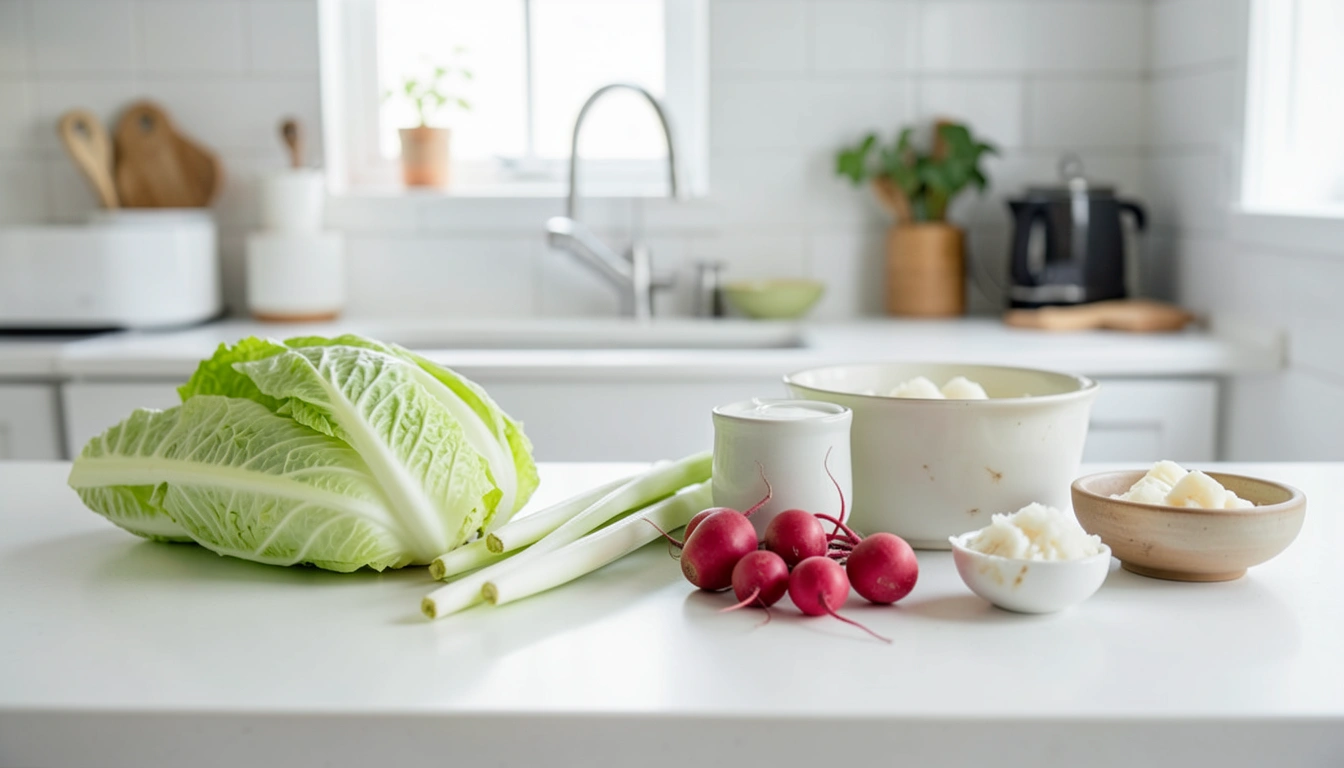 실패 없는 백김치 담그는 법: 핵심 재료와 발효의 비밀